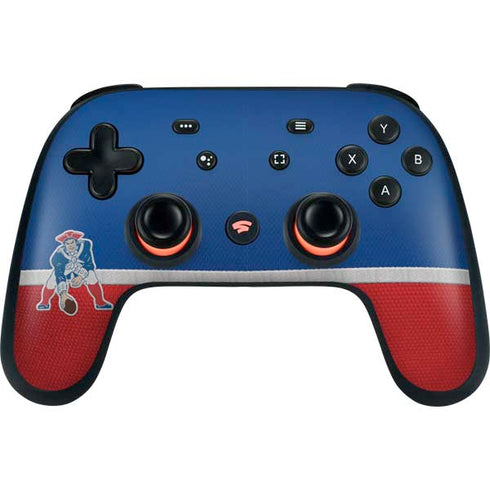 NFL New England Patriots Vintage Google Stadia Controller Skin