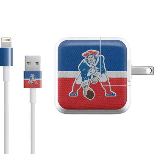 NFL New England Patriots Vintage iPad Charger (10W USB) Skin