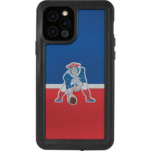 NFL New England Patriots Vintage iPhone 12 Pro Waterproof Case