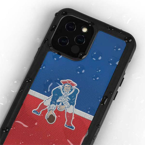 NFL New England Patriots Vintage iPhone 12 Pro Waterproof Case