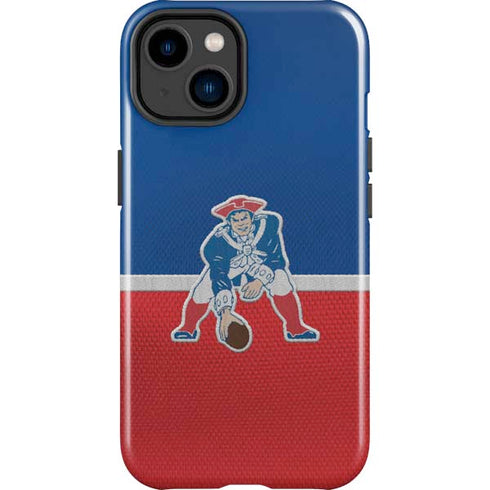 NFL New England Patriots Vintage iPhone 15 Plus Impact Case
