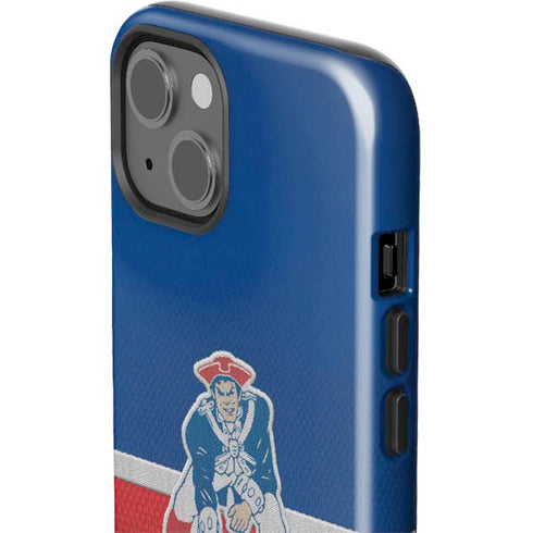 NFL New England Patriots Vintage iPhone 14 Plus Impact Case