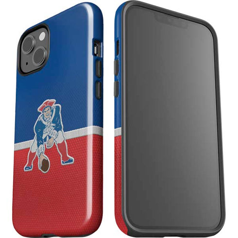 NFL New England Patriots Vintage iPhone 15 Plus Impact Case