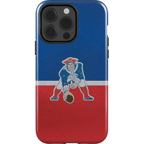 NFL New England Patriots Vintage iPhone 15 Pro Impact Case