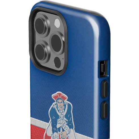 NFL New England Patriots Vintage iPhone 15 Pro Impact Case
