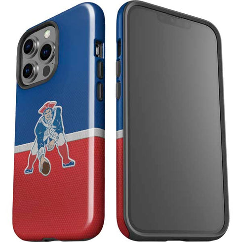 NFL New England Patriots Vintage iPhone 14 Pro Impact Case
