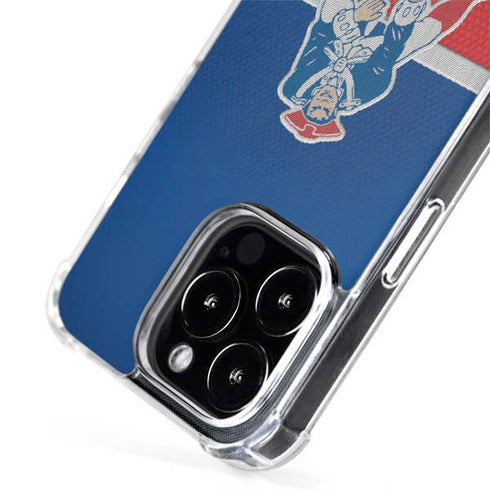 NFL New England Patriots Vintage iPhone 15 Pro Max MagSafe Case