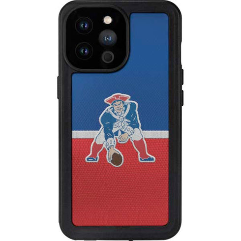 NFL New England Patriots Vintage iPhone 14 Pro Max Waterproof Case
