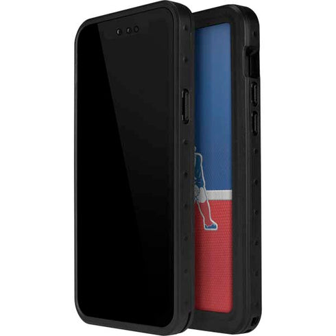 NFL New England Patriots Vintage iPhone 14 Pro Max Waterproof Case