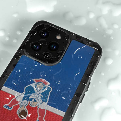 NFL New England Patriots Vintage iPhone 14 Pro Max Waterproof Case