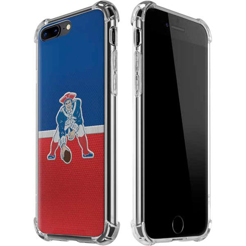 NFL New England Patriots Vintage iPhone 7/8 Plus Clear Case
