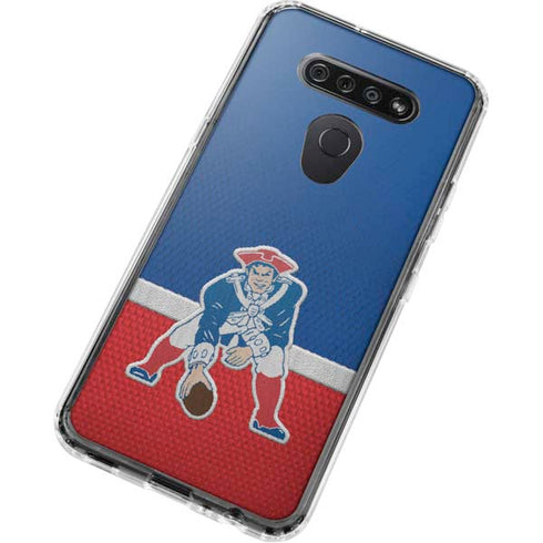 NFL New England Patriots Vintage LG K51/Q51 Clear Case