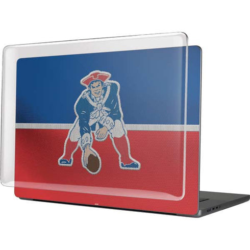 NFL New England Patriots Vintage MacBook Pro 16in (2021-25) Case plus Skin