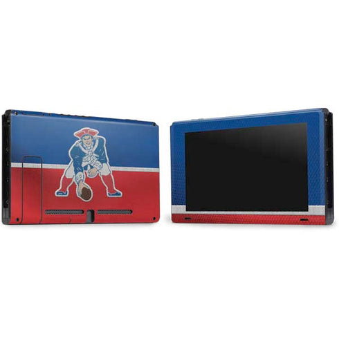 NFL New England Patriots Vintage Nintendo Switch Bundle Skin