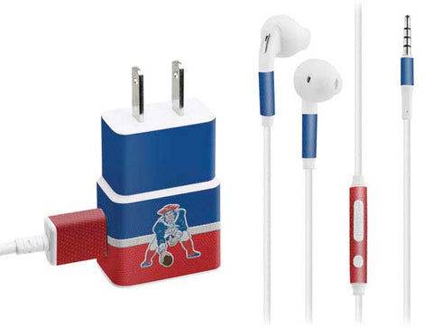 NFL New England Patriots Vintage Phone Charger Skin