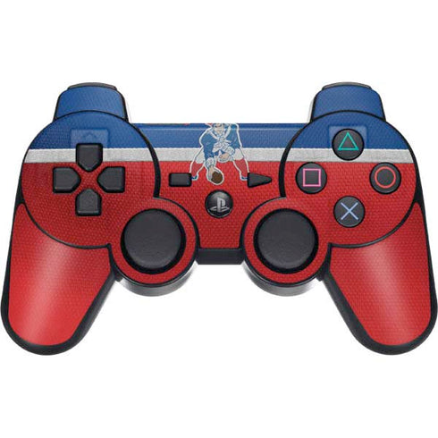 NFL New England Patriots Vintage PS3 Dual Shock wireless controller Skin