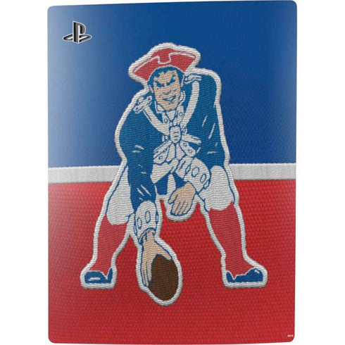 NFL New England Patriots Vintage PS5 Digital Edition Console Skin