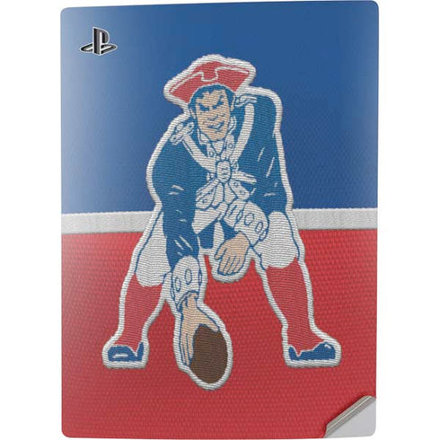 NFL New England Patriots Vintage PS5 Digital Edition Console Skin