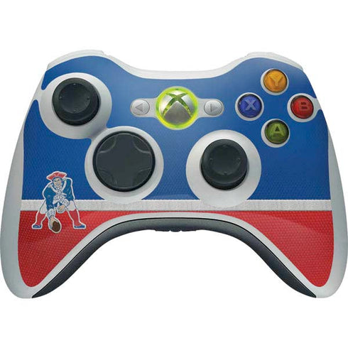 NFL New England Patriots Vintage Xbox 360 Wireless Controller Skin