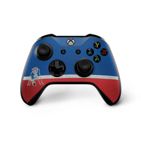 NFL New England Patriots Vintage Xbox One X Controller Skin