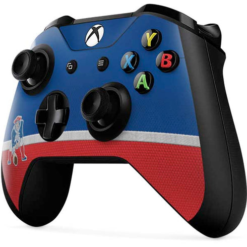 NFL New England Patriots Vintage Xbox One X Controller Skin