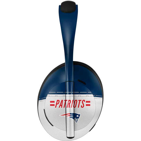 NFL New England Patriots White Striped Bose Noise Cancelling Headphones 700 Skin