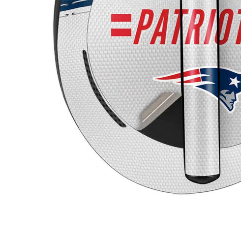 NFL New England Patriots White Striped Bose Noise Cancelling Headphones 700 Skin