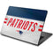 NFL New England Patriots White Striped Dell Chromebook Skin