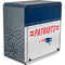 NFL New England Patriots White Striped Cooler Master MasterBox Q300L Mini Tower Skin