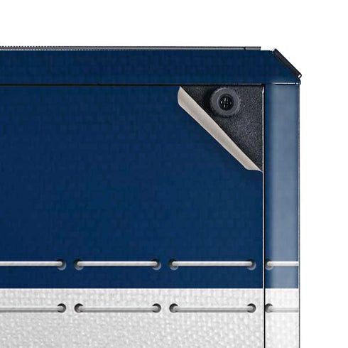 NFL New England Patriots White Striped Cooler Master MasterBox Q300L Mini Tower Skin