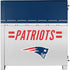 NFL New England Patriots White Striped Corsair 4000D Tempered Glass Mid-Tower ATX Case Skin