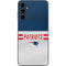 NFL New England Patriots White Striped Galaxy A14 5G Skin