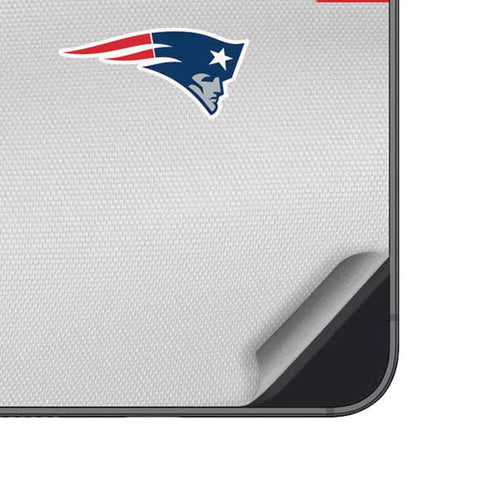 NFL New England Patriots White Striped Galaxy A14 5G Skin