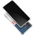 NFL New England Patriots White Striped Galaxy A32 5G Clear Case