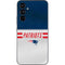 NFL New England Patriots White Striped Galaxy A54 5G Skin