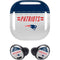NFL New England Patriots White Striped Galaxy Buds Pro Skin