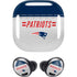 NFL New England Patriots White Striped Galaxy Buds Pro Skin