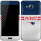 NFL New England Patriots White Striped Galaxy J3 Skin