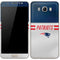 NFL New England Patriots White Striped Galaxy J7 Skin
