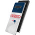 NFL New England Patriots White Striped Galaxy S10 Plus Skin