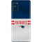 NFL New England Patriots White Striped Galaxy S20 Fan Edition Skin