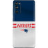 NFL New England Patriots White Striped Galaxy S20 Fan Edition Skin