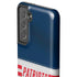 NFL New England Patriots White Striped Galaxy S21 5G Pro Case