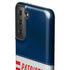NFL New England Patriots White Striped Galaxy S21 FE Pro Case