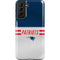 NFL New England Patriots White Striped Galaxy S21 Plus 5G Pro Case
