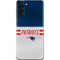 NFL New England Patriots White Striped Galaxy S21 Plus 5G Skin