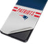 NFL New England Patriots White Striped Galaxy S21 Plus 5G Skin