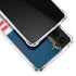 NFL New England Patriots White Striped Galaxy S22 Plus Clear Case