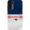 NFL New England Patriots White Striped Galaxy S22 Plus Pro Case