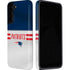 NFL New England Patriots White Striped Galaxy S22 Pro Case